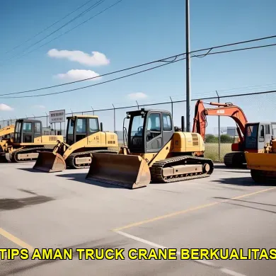 Tips Aman Mengoperasikan Truck Crane di Jalan Raya Terpadat